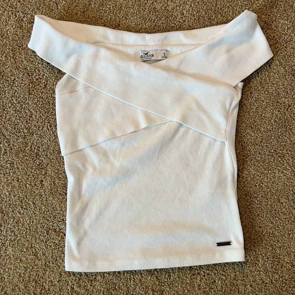 Hollister Off the Shoulder Crop Top